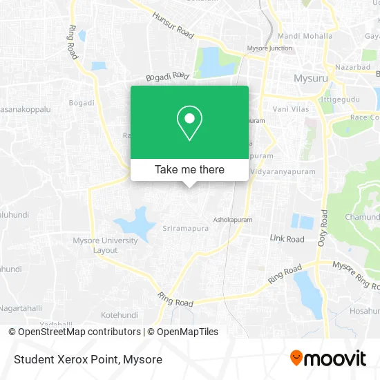 Student Xerox Point map