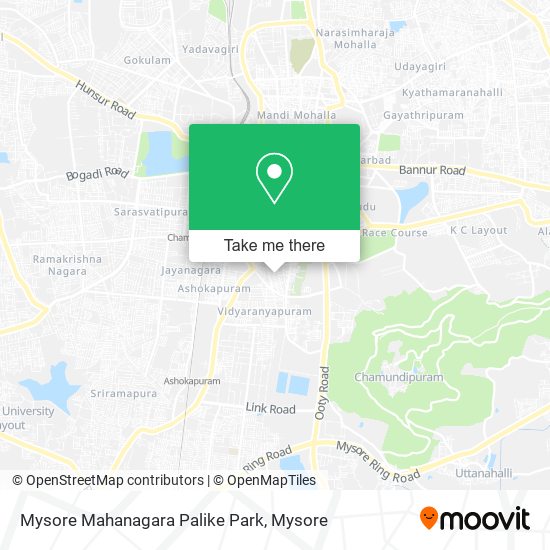 Mysore Mahanagara Palike Park map