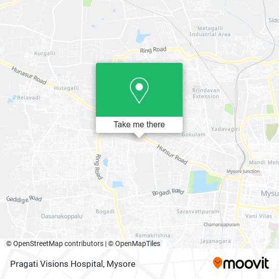 Pragati Visions Hospital map