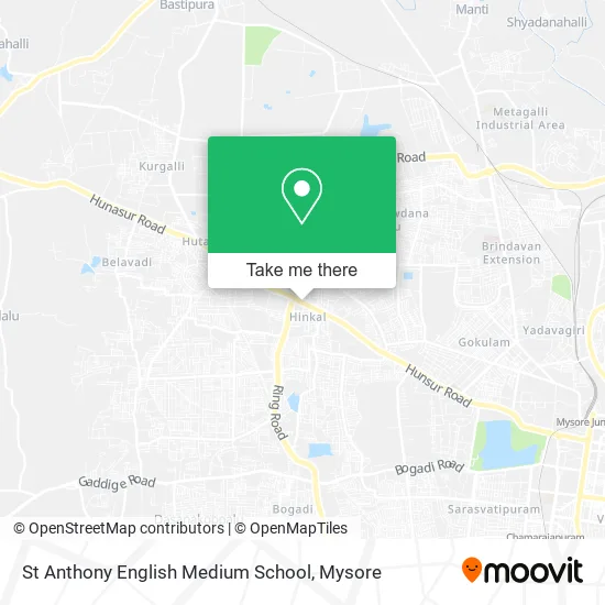 St Anthony English Medium School map