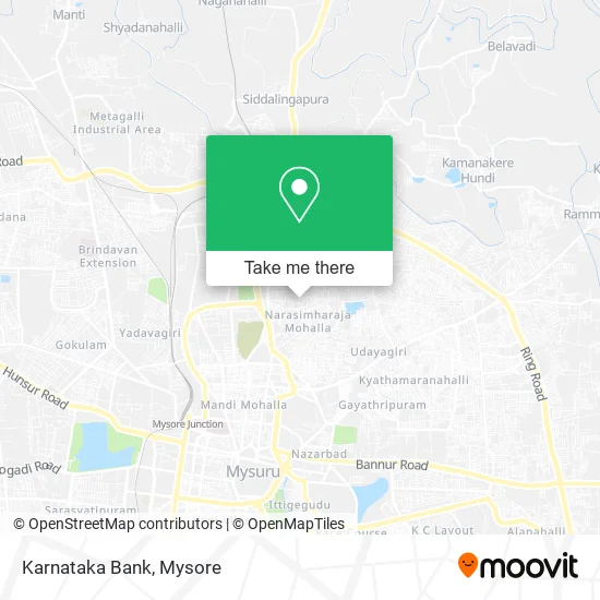 Karnataka Bank map