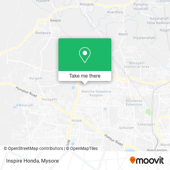 Inspire Honda map