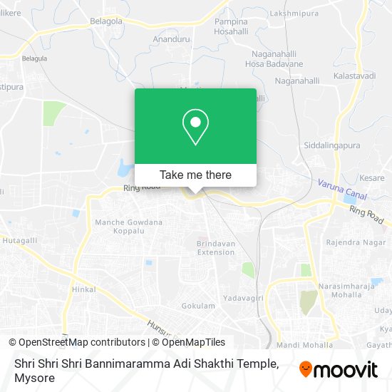 Shri Shri Shri Bannimaramma Adi Shakthi Temple map