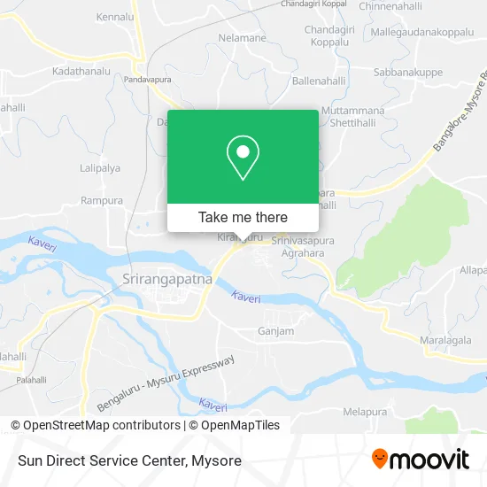 Sun Direct Service Center map