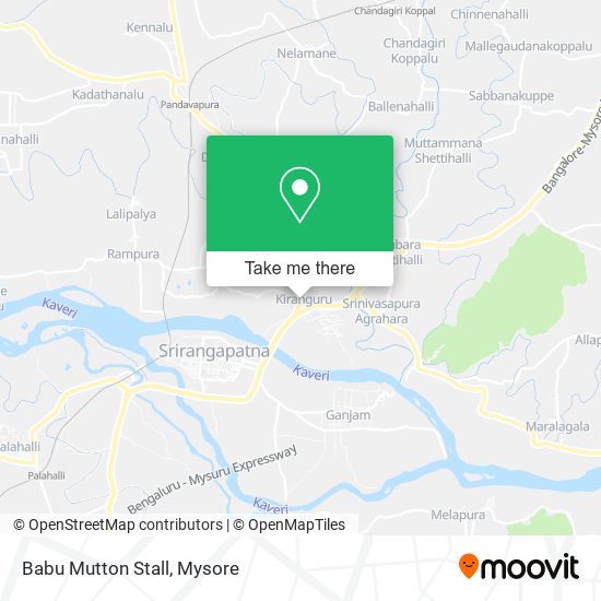 Babu Mutton Stall map