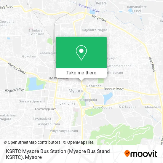 KSRTC Mysore Bus Station map