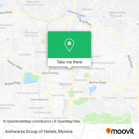 Aishwarya Group of Hotels map