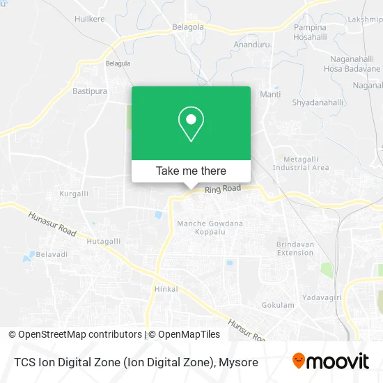 TCS Ion Digital Zone map