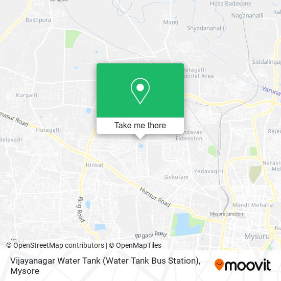 Vijayanagar Water Tank (Water Tank Bus Station) map