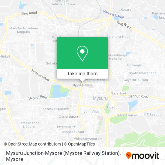 Mysuru Junction-Mysore (Mysore Railway Station) map