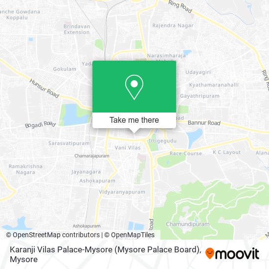 Karanji Vilas Palace-Mysore (Mysore Palace Board) map