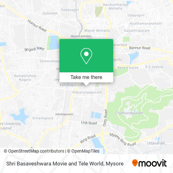 Shri Basaveshwara Movie and Tele World map