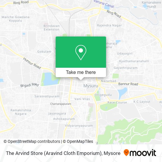 The Arvind Store (Aravind Cloth Emporium) map