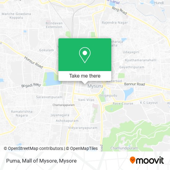 Puma, Mall of Mysore map