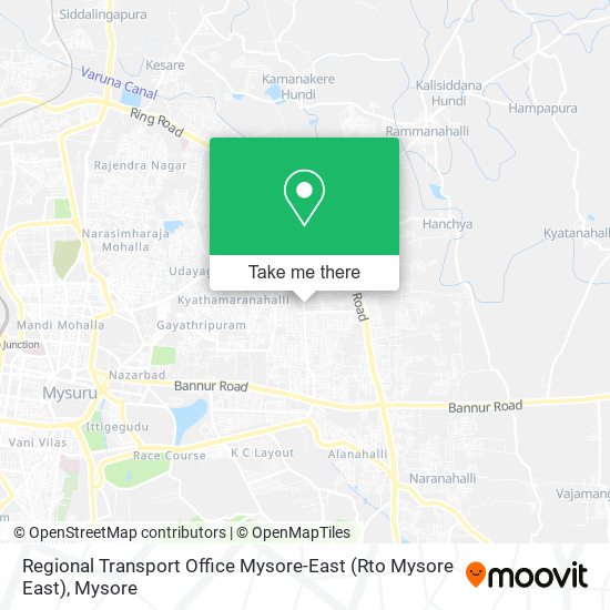 Regional Transport Office Mysore-East (Rto Mysore East) map