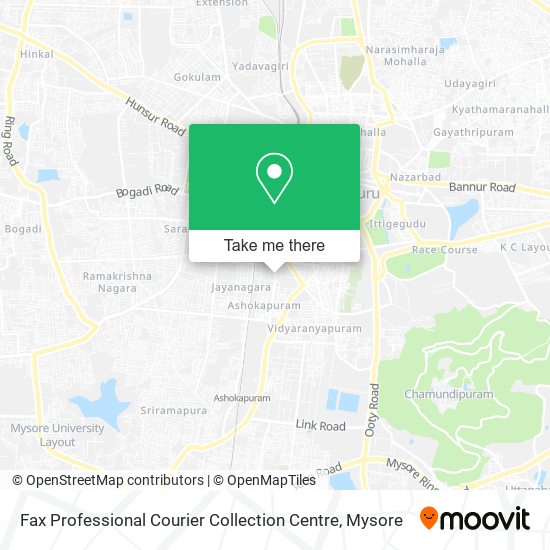 Fax Professional Courier Collection Centre map