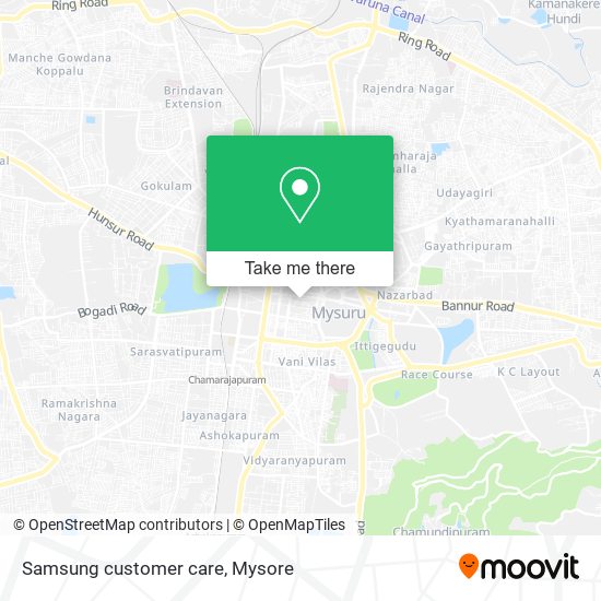 Samsung customer care map