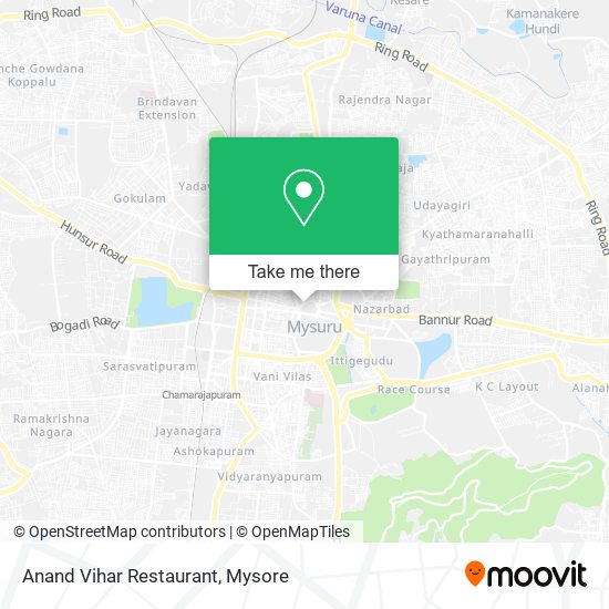 Anand Vihar Restaurant map