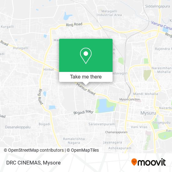 DRC CINEMAS map