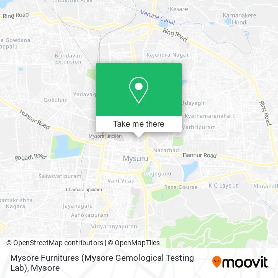 Mysore Furnitures (Mysore Gemological Testing Lab) map