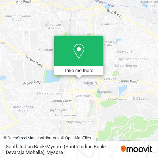 South Indian Bank-Mysore (South Indian Bank-Devaraja Mohalla) map