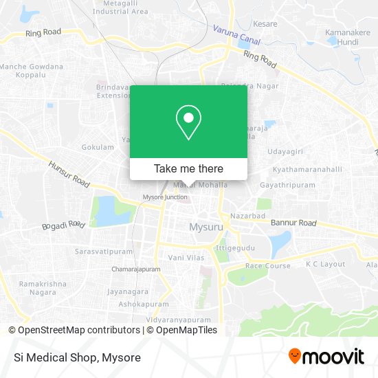 Si Medical Shop map