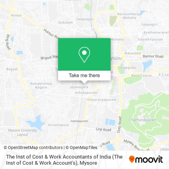 The Inst of Cost & Work Accountants of India (The Inst of Cost & Work Account's) map