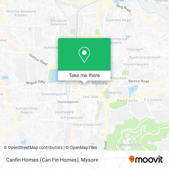 Canfin Homes (Can Fin Homes) map