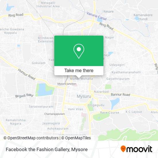 Facebook the Fashion Gallery map