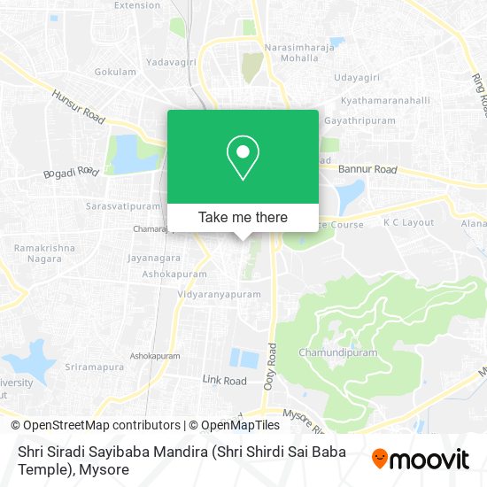 Shri Siradi Sayibaba Mandira (Shri Shirdi Sai Baba Temple) map