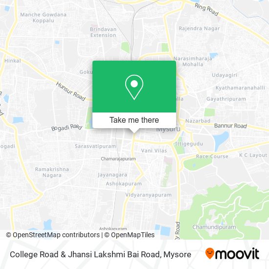 College Road & Jhansi Lakshmi Bai Road map