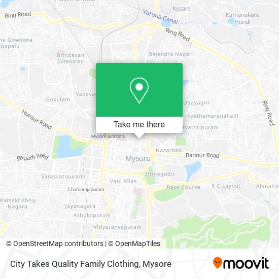 City Takes Quality Family Clothing map