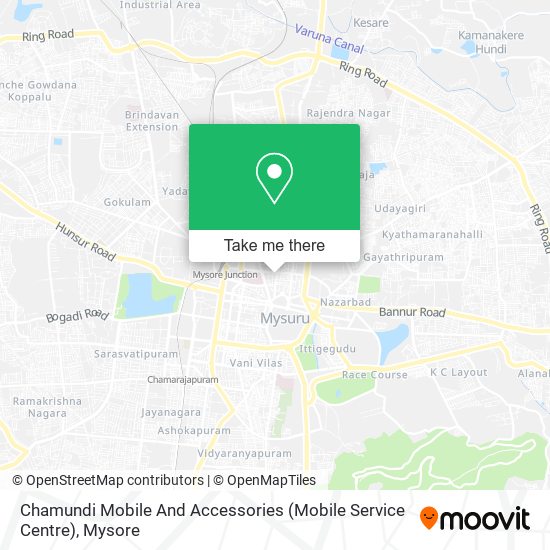 Chamundi Mobile And Accessories (Mobile Service Centre) map