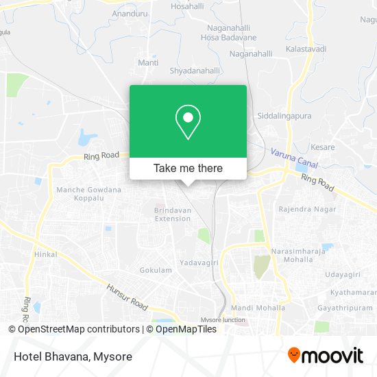 Hotel Bhavana map