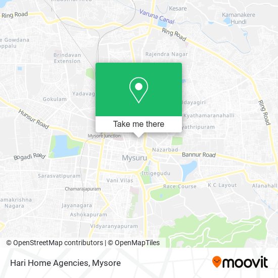 Hari Home Agencies map