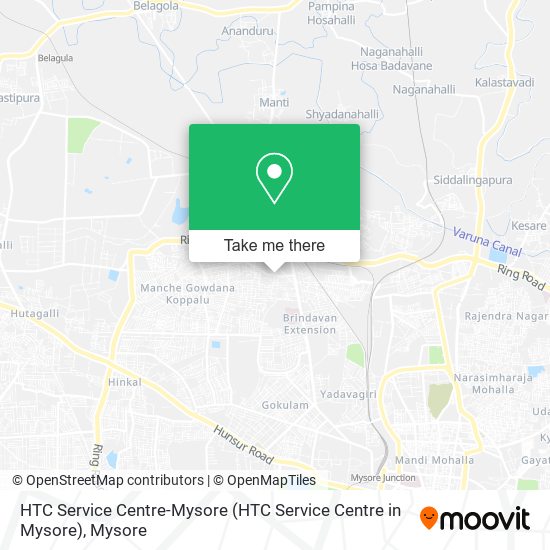 HTC Service Centre-Mysore map