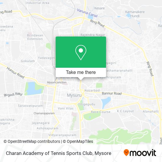 Charan Academy of Tennis Sports Club map