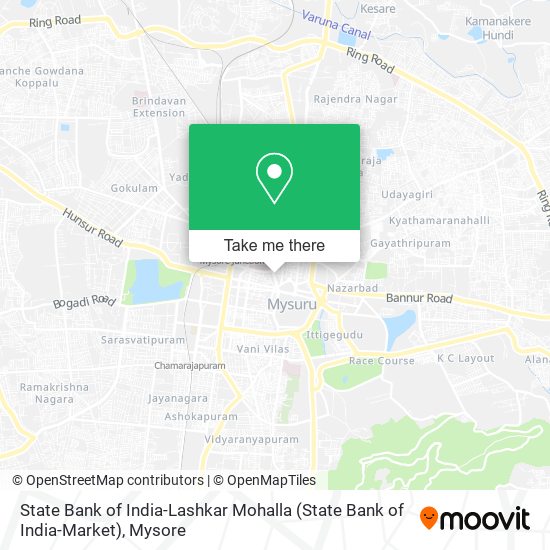 State Bank of India-Lashkar Mohalla (State Bank of India-Market) map