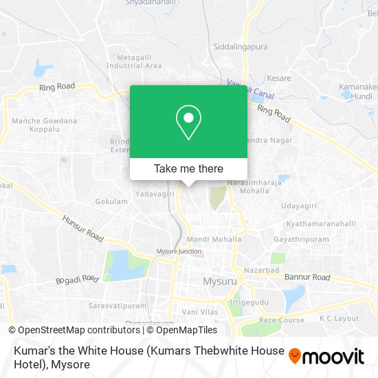 Kumar's the White House (Kumars Thebwhite House Hotel) map