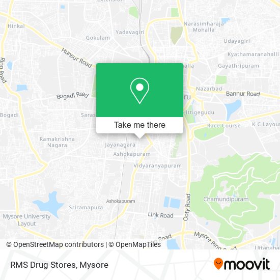 RMS Drug Stores map