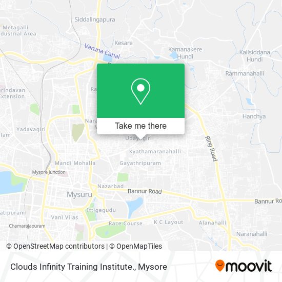 Clouds Infinity Training Institute. map