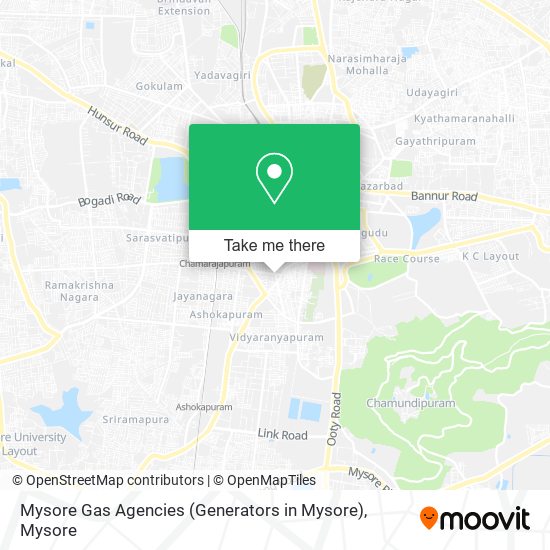 Mysore Gas Agencies (Generators in Mysore) map