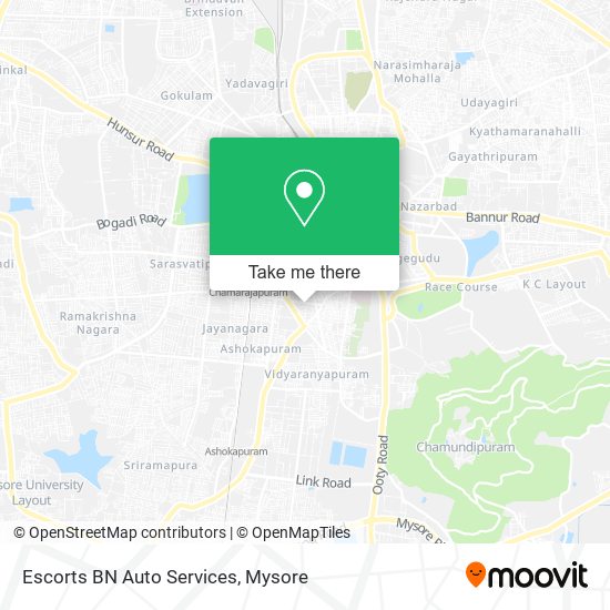 Escorts BN Auto Services map