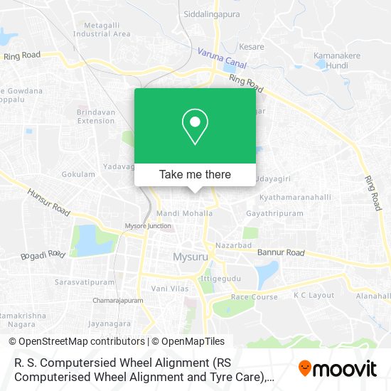 R. S. Computersied Wheel Alignment (RS Computerised Wheel Alignment and Tyre Care) map