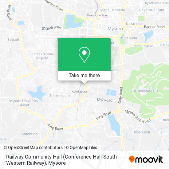 Railway Community Hall (Conference Hall-South Western Railway) map