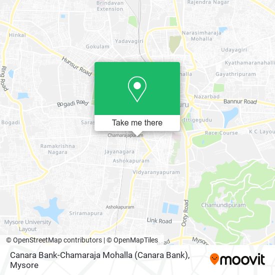 Canara Bank-Chamaraja Mohalla map