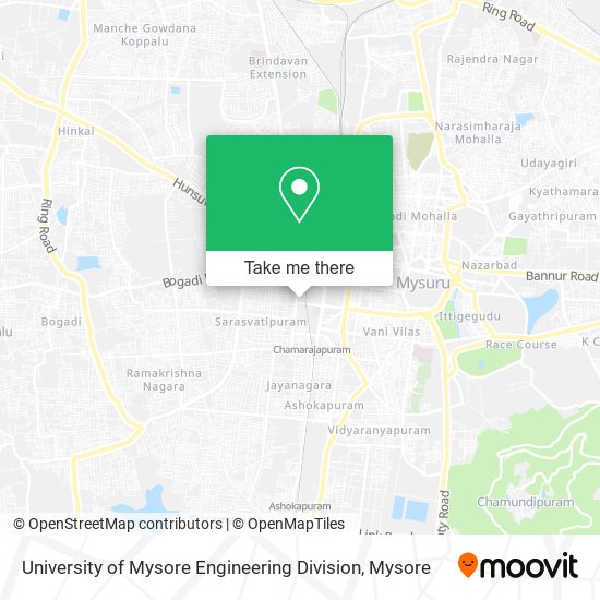 University of Mysore Engineering Division map