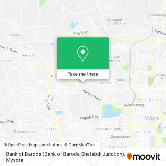 Bank of Baroda (Bank of Baroda-Shatabdi Junction) map