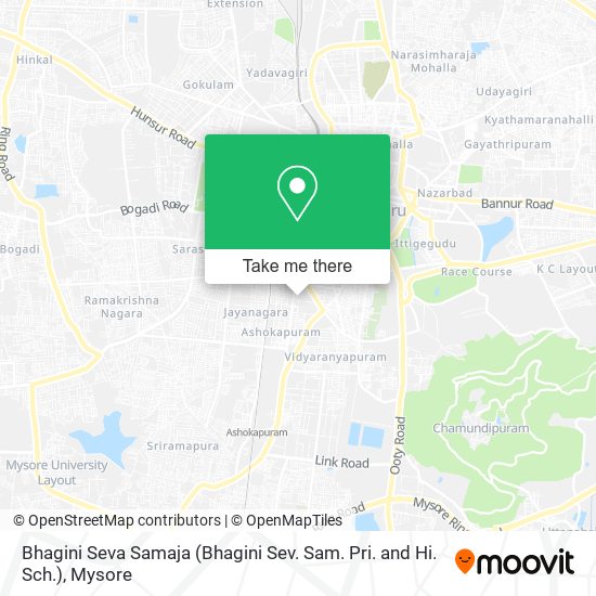 Bhagini Seva Samaja (Bhagini Sev. Sam. Pri. and Hi. Sch.) map