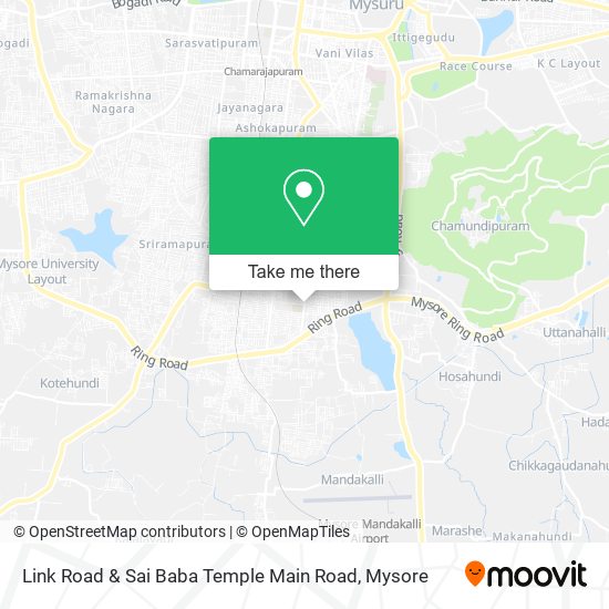 Link Road & Sai Baba Temple Main Road map